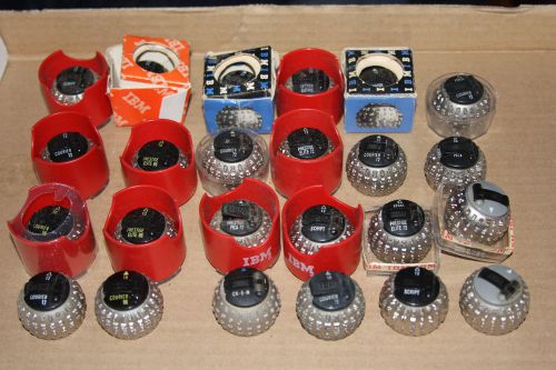 24 IBM SelectricTypewriter Font Balls Pica Script Courier Elite
