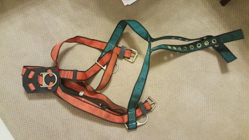Rose msa 502733 e pullover safety harness size std 310lb cap warranty for sale
