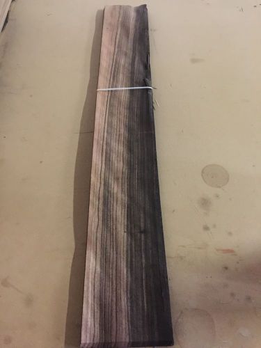 Wood Veneer Ebony 6x42 22Pcs Total Raw Veneer  &#034;EXOTIC&#034; EB1 12-15-15