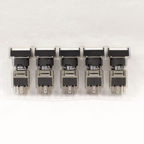 FUJI AH165-TLW11E3 White Pushbutton Command Switch 24VDC LED (Pack of 5)