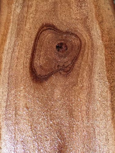 Hawaiian Leopard Wood Silk Oak Live Edge Reclaimed Slab 24&#034;x11x1&#034;