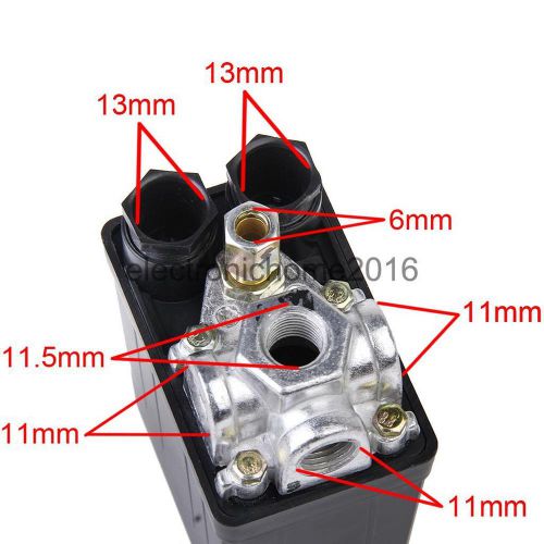 Replacement air compressor pressure switch control valve 175psi 240v for sale