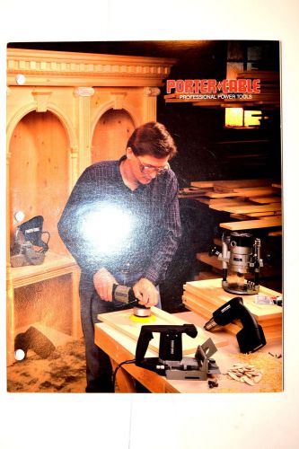 Porter-cable professional power tools 1989 catalog #rr969 drill saw grinder for sale