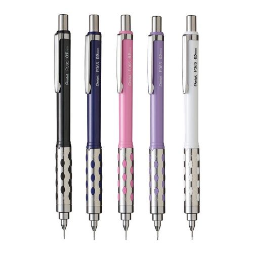 Pentel P365 Black,Dark Blue,White,Pink,Violet 0.5mm Mechanical Pencil (1pc Each)