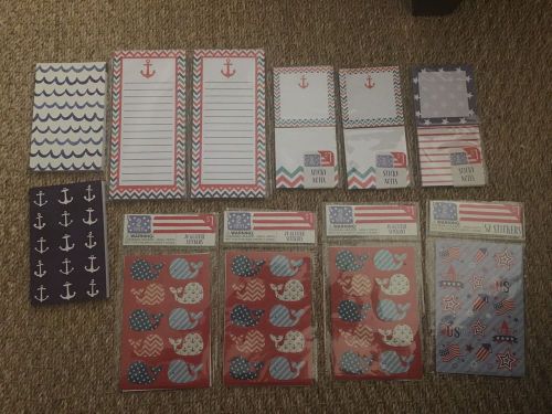 Target Dollar Spot Lot - 11 Packs New &amp; Retired Patriotic American Flag + BONUS
