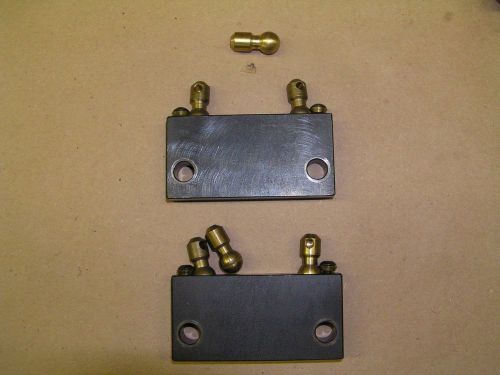 (2) HAAS BOLT-ON COOLANT DELIVERY PLATE FOR SL-10 CNC LATHE EXCELLENT CONDITION!