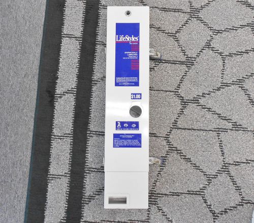 Lifestyles wall mount condom vending machine dispenser -brand new, never used for sale