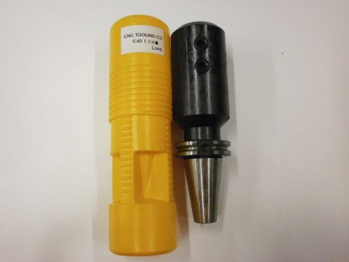 CNC Tooling CAT40 1-1/4&#034; End Mill Holder CV40 1.250&#034; 40 Taper 6.00&#034; Gage Length