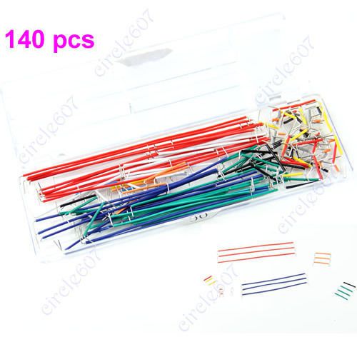 140x  Solderless Breadboard Jumper Cable Wire Kit Box DIY Shield For Arduino