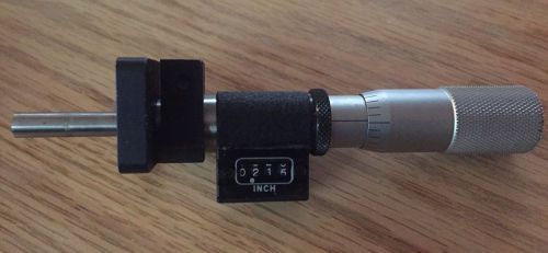 L.S. Starrett Model 363 Digital Micrometer Head W/Mounting Bracket