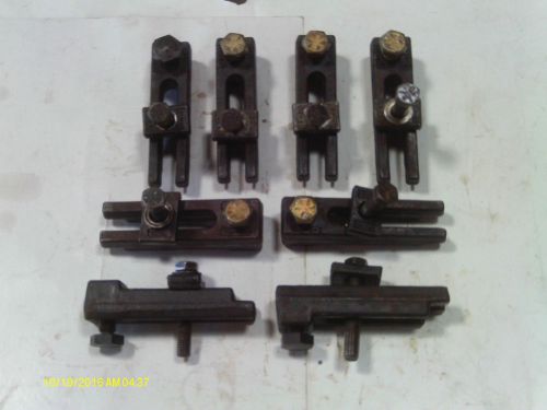 Dme mold clamps -- complete set of eight (8) for sale