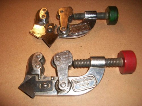 Vintage Blue-Point TC-28 &amp; Zoerman-Clark No.80-A 1/8&#034;-1&#034; Tube Cutters