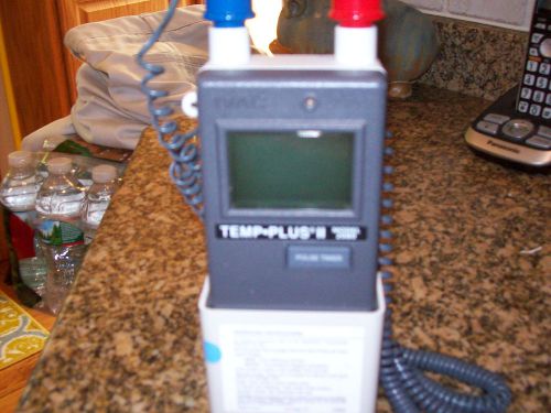 IVAC TEMP PLUS II MEASUREMENT SYSTEM WITH TWO PROBES AND BASE UNIT