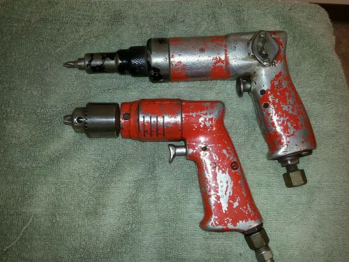 Vintage ingersoll rand 1/4 inch air drill and cp screw gun aircraft ? for sale
