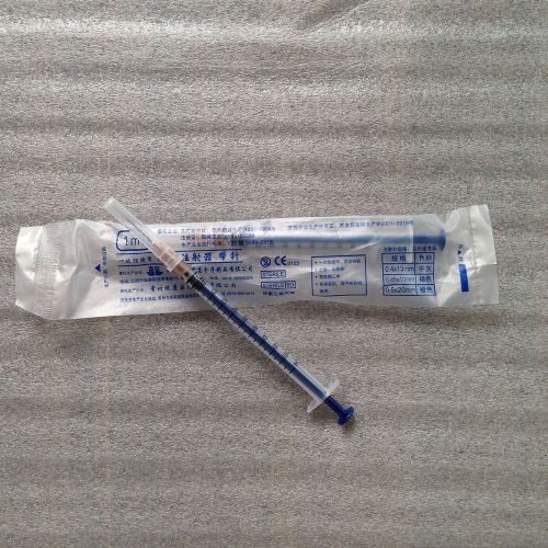 5pcs 1ml Plastic Disposable Injector Syringe Measuring Nutrient Tool #A306a