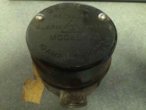 Grinnell model b2 alarm pressure switch for sprinkler systems for sale