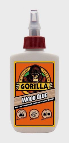 New!! Gorilla Glue Wood Glue 4oz Adhesive High Strength Cures in 24 hrs 6202003
