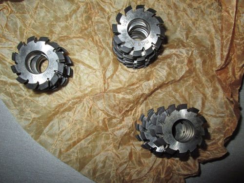 Involute gear cutter set m 0.9 20° hss (n1..n8) 8pcs ussr for sale