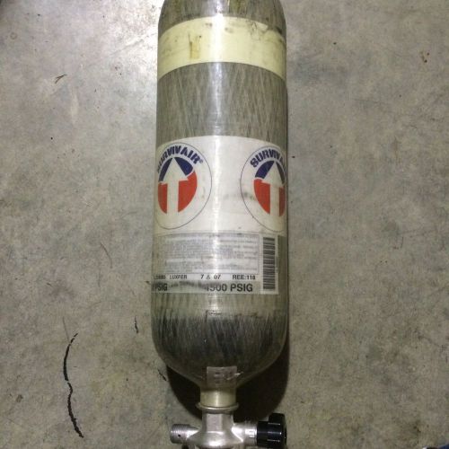 Survivair 4500psi 45min Cylinder Mfg 7/07