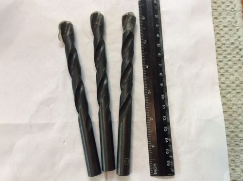 Reground 31/64&#034; NYTW Jobbers Length Drill Bits, Oxide Finish