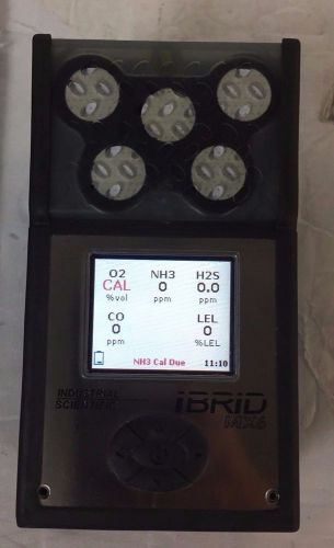 Industrial scientific mx6-ibrid pumped monitor/5 gas-co-o2-lel-h2s-pid for sale