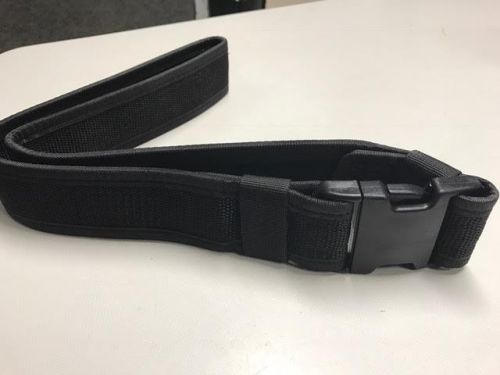 Law pro tactical 2&#034; black nylon duty belt  lg 34&#034;-40&#034; adjustable for sale
