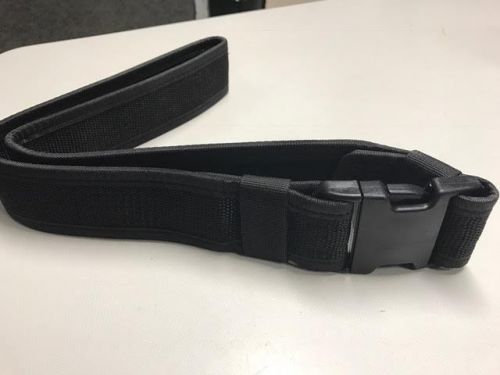 Law Pro Tactical 2&#034; Black Nylon Duty Belt  Lg 34&#034;-40&#034; adjustable