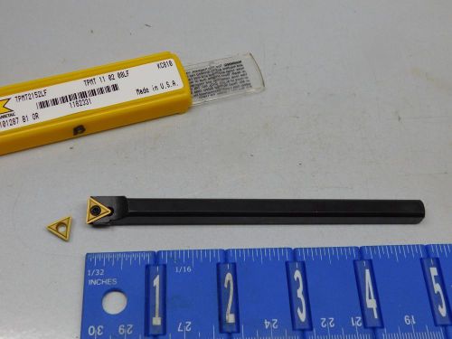 TMX 3/8&#034; INDEXABLE BORING BAR WITH KENNAMETAL CARBIDE INSERTS