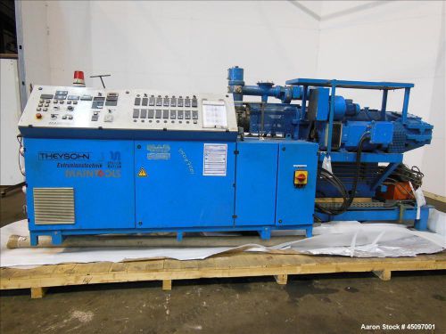 Used- Pipe Extrusion Line For Corrugated PVC Drainage Pipe Consisting Of: (1) Th