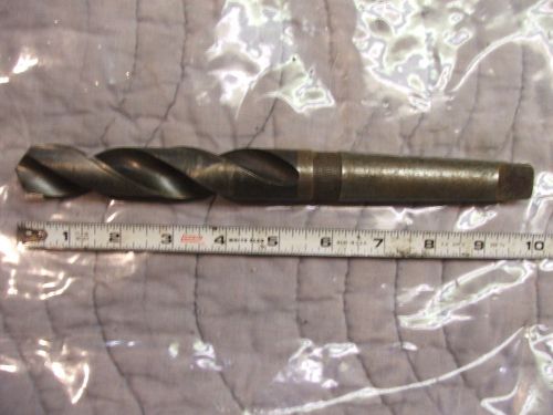 taper shank drill bit 31/32&#034; morse 3 mt 2 flute twist 8 inch oal national hs  p