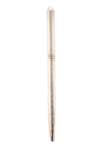 Tiffany &amp; Co Textured Sterling Silver Twist Pen FTY3258 JHL