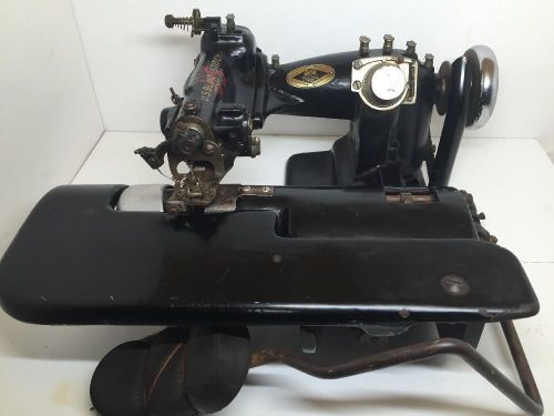 US Blind Stitch Model 118 Antique Industrial Sewing Machine Unique