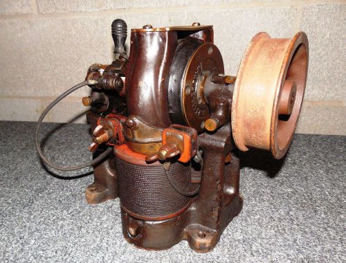 Antique 1/6hp crocker &amp; wheeler bipolar electric motor 1892 fan unmolested l@@k! for sale