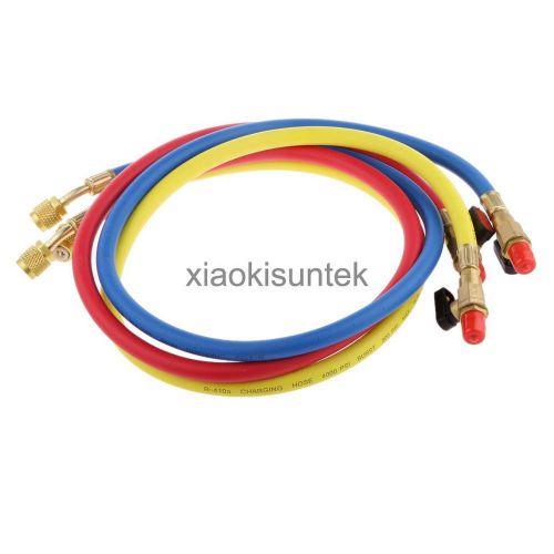 Jacket Charging Hose (RYB) 3-Pack-Standard 1/4&#034; 1M Wire Cable Adapter Yellow