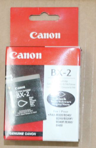 4 x GENUINE CANON BX-2 BLACK INK PRINTER/FAX CARTRIDGE B310/320F/B340F/B360/B400