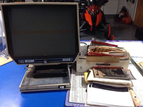 Microfiche Reader And Cards, Briggs, Tecumseh, Honda, Toro