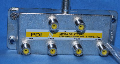 PDI MEGA SPLITTER PDI-6WMVS-5 COMBO-WAVE 5-1000MHz 6-WAY 11.5db