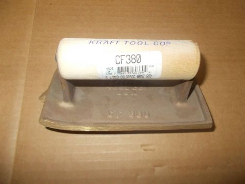 Kraft tool  bronze groover #cf380 6 1/2&#034; x 3&#034; for sale