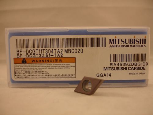 DCGT 32.51 TA2 MBC020 MITSUBISHI CBN  Inserts (1pcs) New&amp;Original