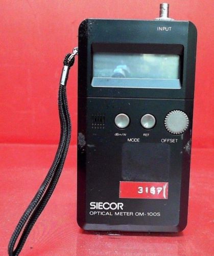 Siecor Optical Meter OM-100S 3167 *With Case*