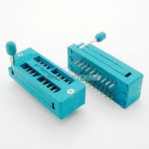 2PCS IC Socket Universal ZIF DIP Test Tester Good Quality 20 Pin 20P New M