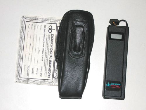 Dickson Temprobe 1 Digital Thermometer Indicator  w/ case &amp; instructions