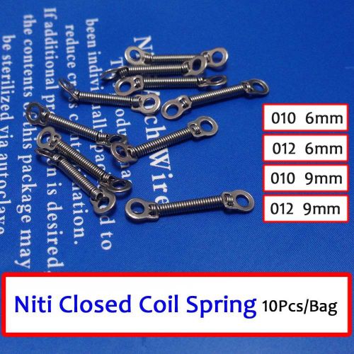 5Pack Dental Orthodontic Niti Clos open Coil Spring 012 Size 9mm 10PCS/Pack Lus