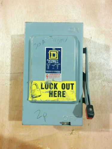 HU261 SQUARE D 30 AMP,  HEAVY DUTY SAFETY DISCONNECT SWITCH