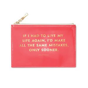 KATE SPADE - Pencil Pouch -  Set - &#034;Same Mistakes&#034; - Six Pieces Included!
