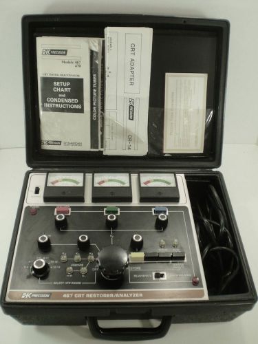 B &amp; k precision picture tube restorer/analyzer w manual for sale