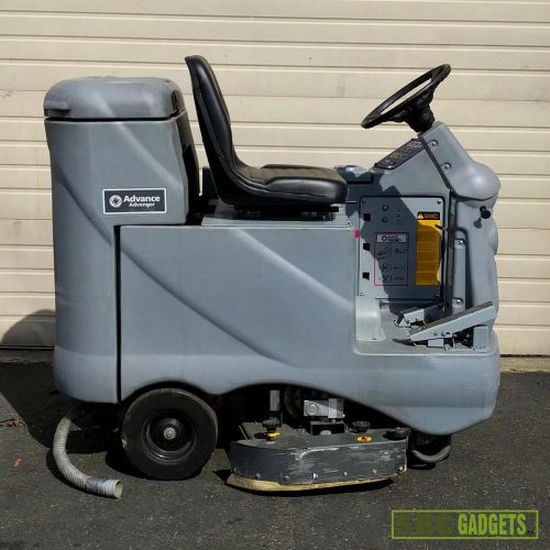 Nilfisk-Advance Advenger Disk Rider Sweeper Floor Scrubber, Model: 3210D &#034;AS IS&#034;