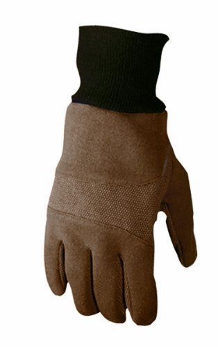 Wells Lamont 842L Hob Nob Dotted Stretch Jersey Work Gloves, Large