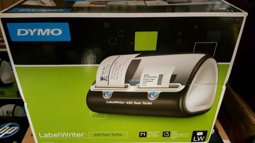 NEW! DYMO Label Writer 450 Twin Turbo label printer, 71 Labels Per Minute,