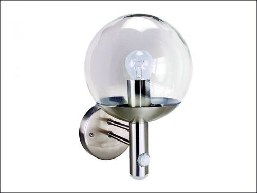 Byron - RVS46LA Stainless Steel Security Light With Motion Detector
